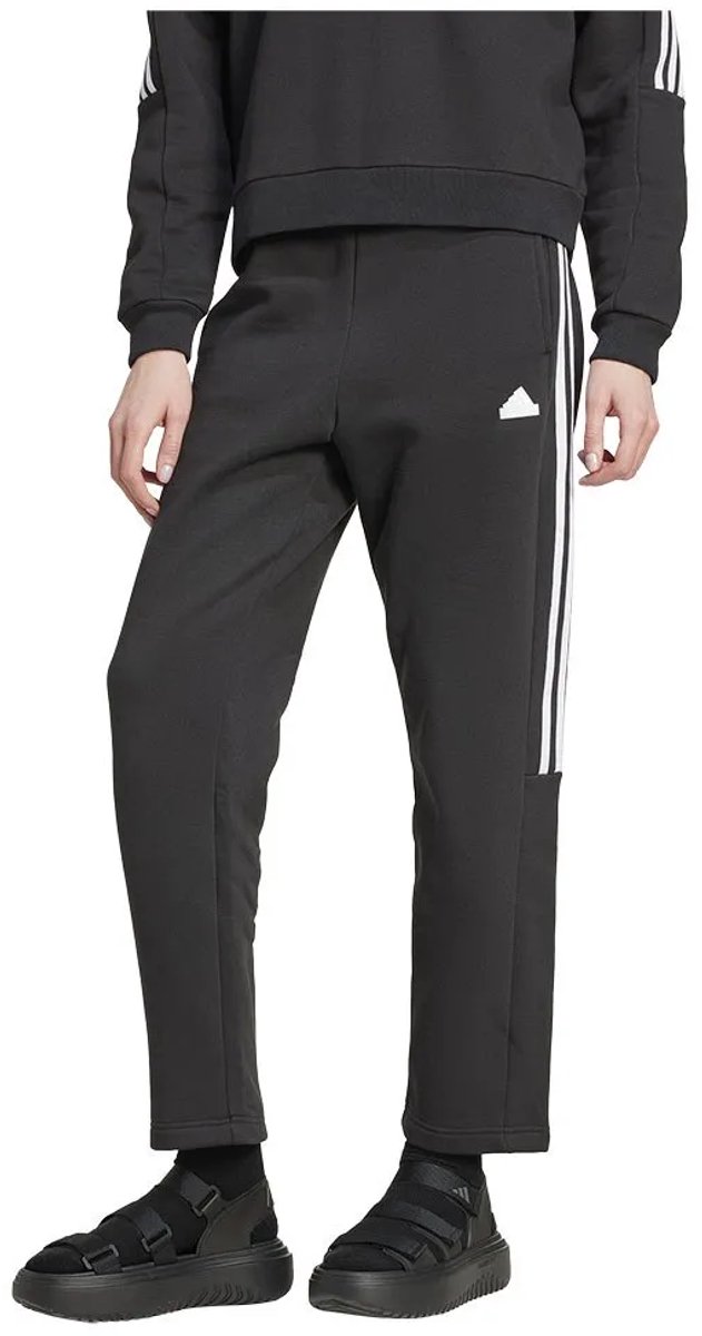 Adidas Tiro Cut 3 Stripes Fleece Joggers L Regular Vrouw Zwart