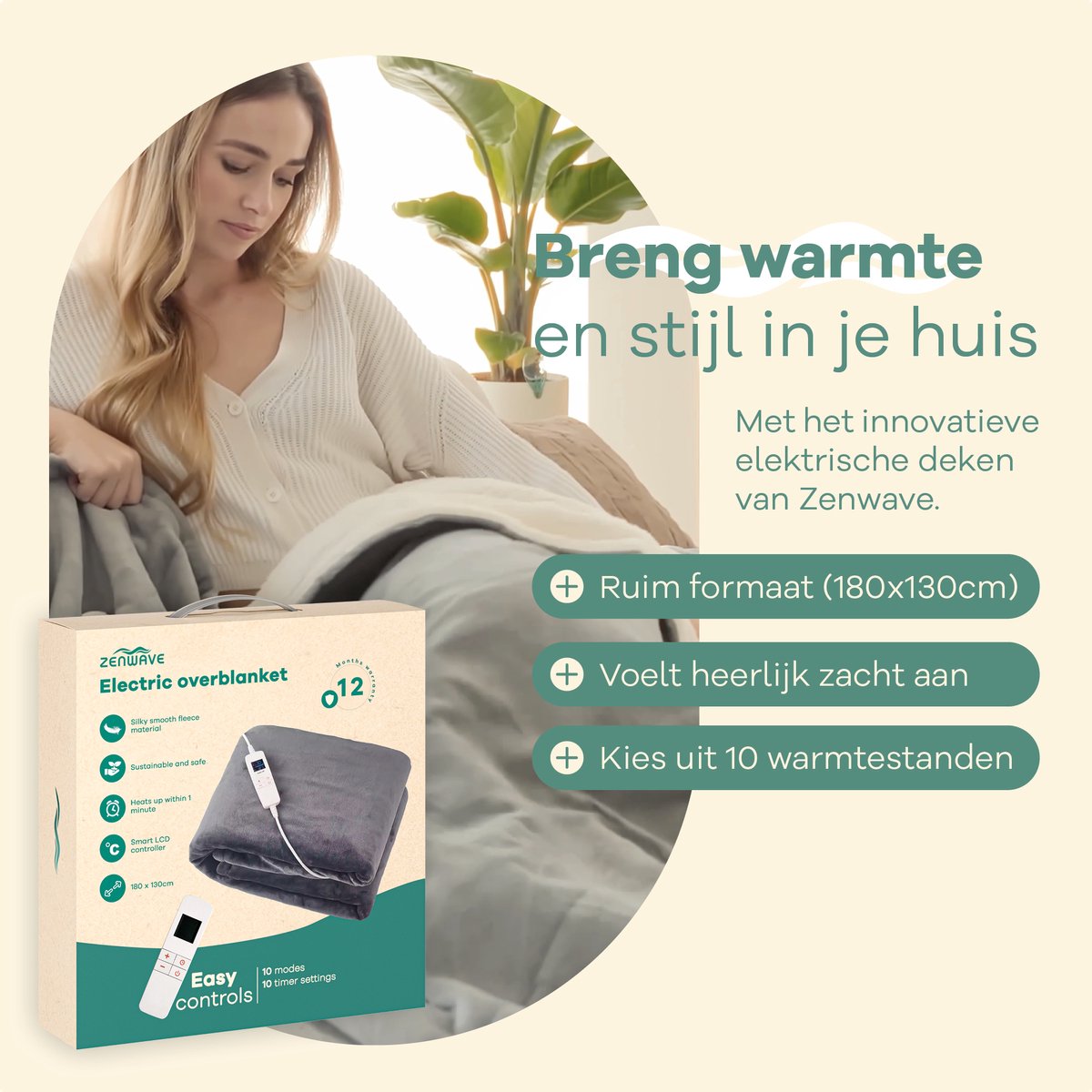 Zenwave Elektrische Deken thumbnail 7