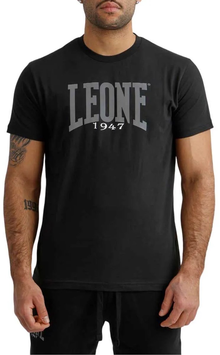 Leone1947 Reflect T-shirt Met Korte Mouwen Zwart S Man