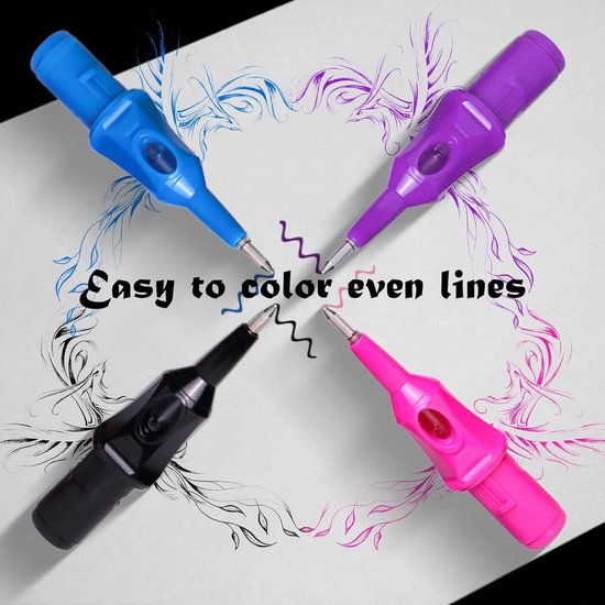 4 + 20 Uitwisbare Stoffen Stiften – Hitte-uitwisbare Stofmarkers – 4 Kleuren (zwart, Wit, Rood, Blauw) – Voor Naaien, Quilten En Borduurwerk