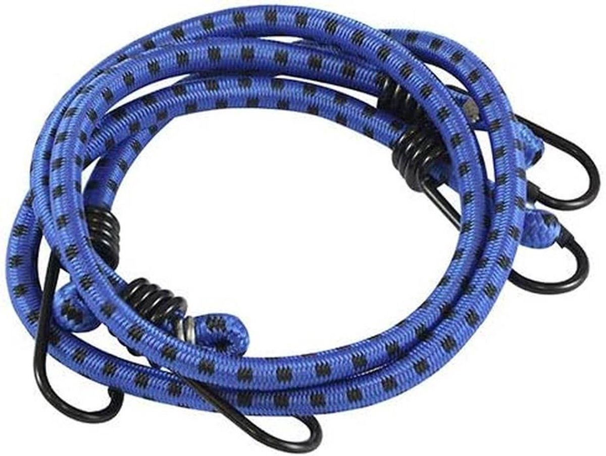 Set Elastische Spanbanden met Gelamineerde Haken - Diverse Lengtes voor Bevestiging