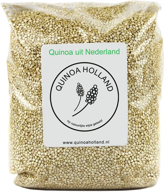 Nederlandse Quinoa - Zak 750 gram - Past Door Brievenbus - Onbespoten - Natuurlijk Geteeld - Wit Volkoren - Koken Zonder Spoelen - Superfood