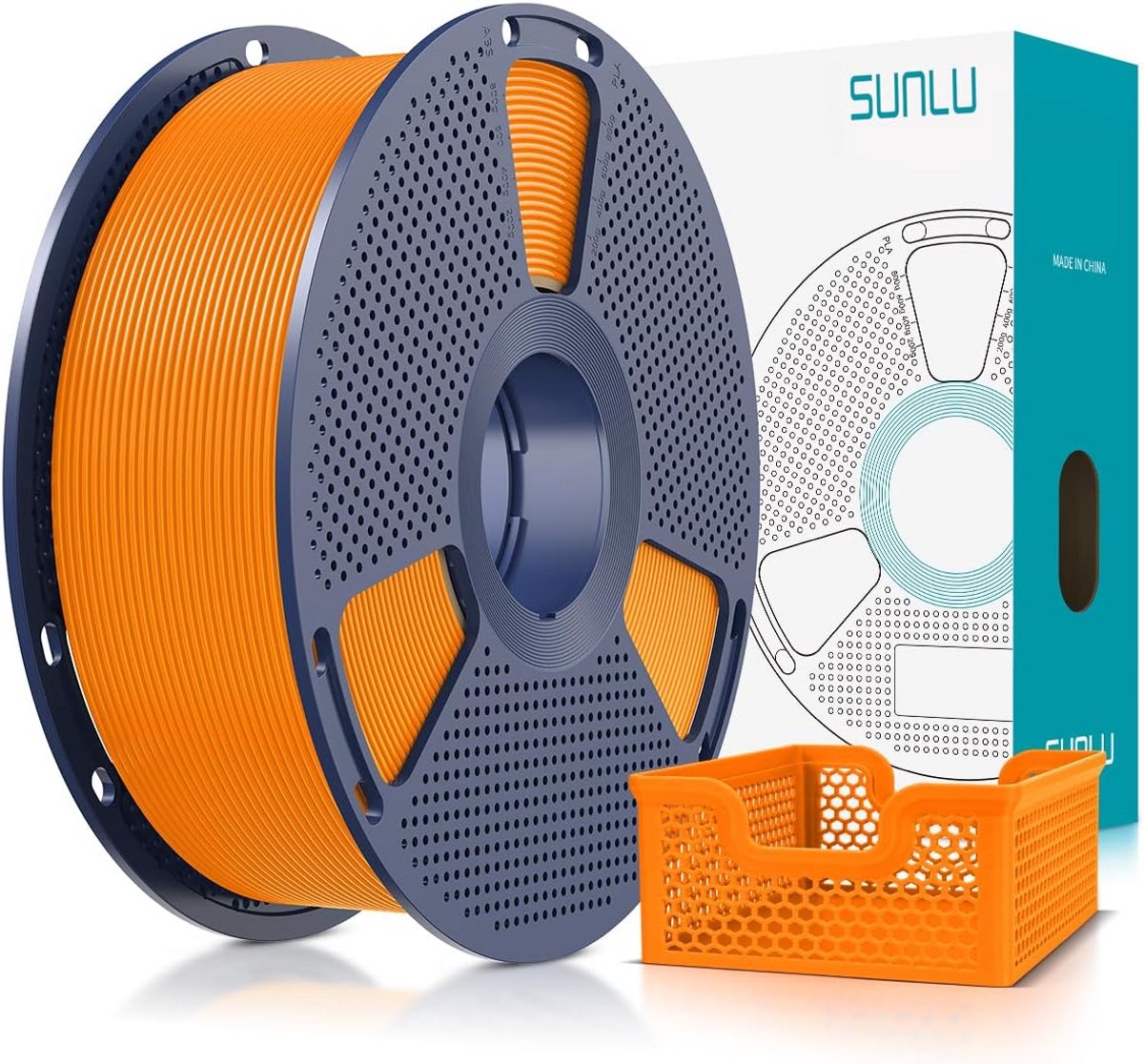 Snelheid 3D Printer Filament PLA+ Hoge Sterkte, 1KG Oranje