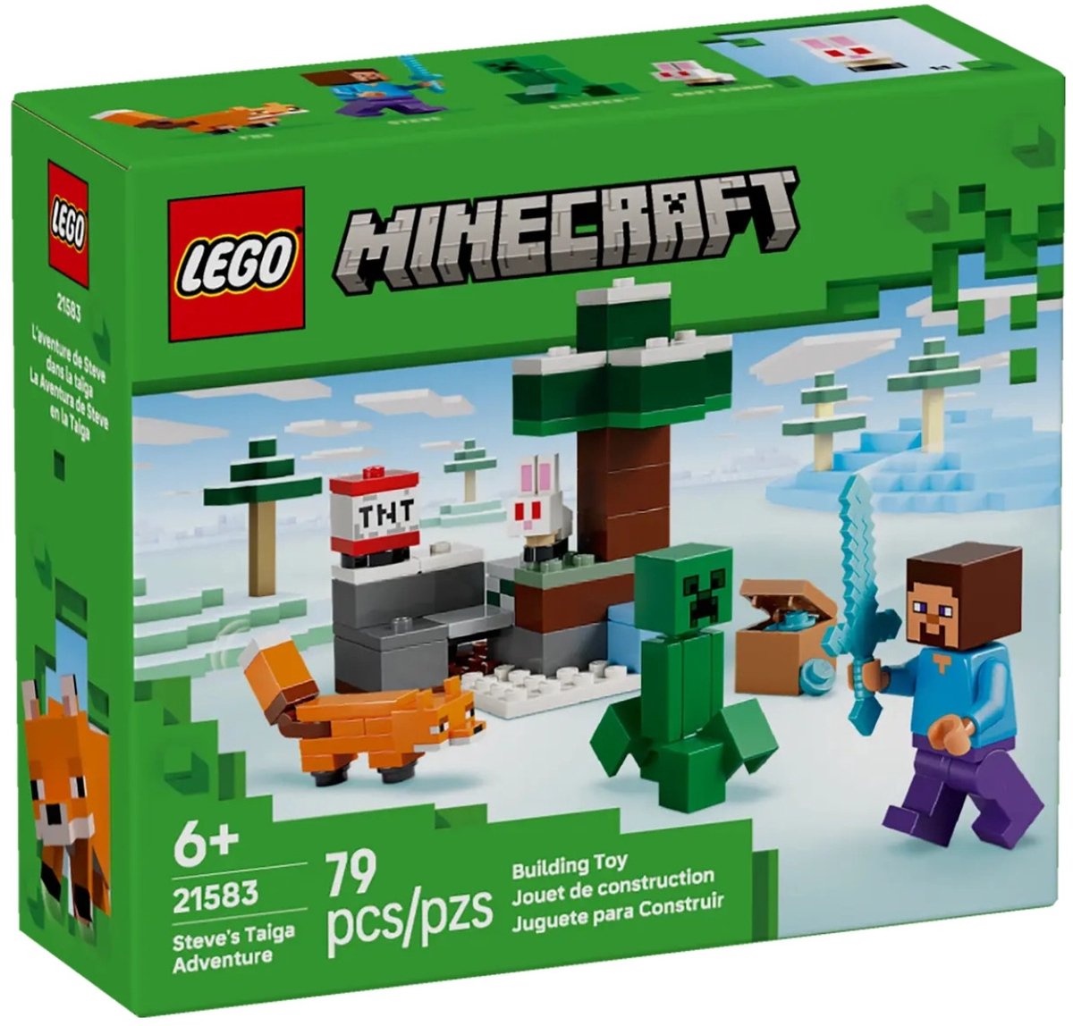 LEGO Minecraft Steve's Taiga-Avontuur Videogame Bouwpakket voor Kinderen - 21583 — afbeelding 18
