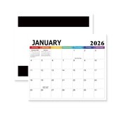 S&O Eenvoudige Magnetische Koelkastkalender Van Juli 2025 December 2026 Afscheurbare Om Evenementen En Afspraken Bij Te Houden 18 Maanden Planner Voor Koelkast 2410084810