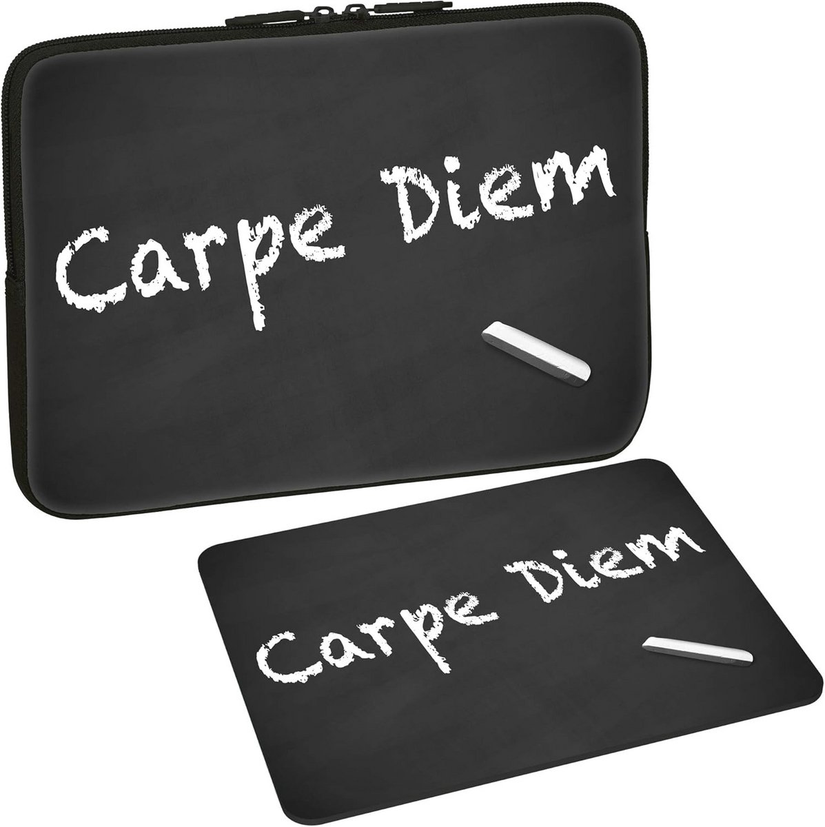 Stijlvolle Neopreen Tablet Tas 10 inch en Muismat Set