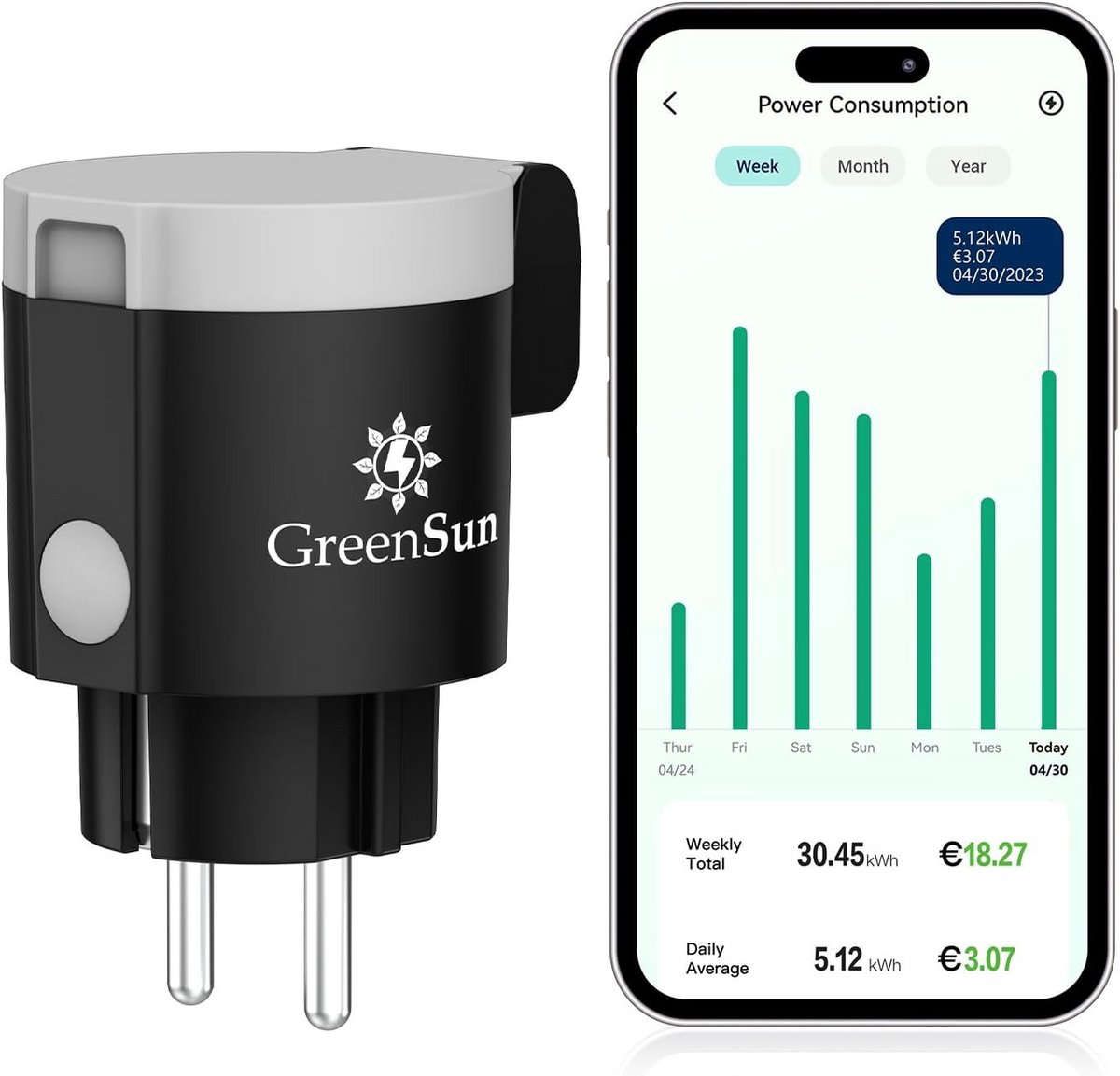 Wifi-stopcontact met Timer voor Buiten - Waterdichte Smart Plug voor Buitengebruik