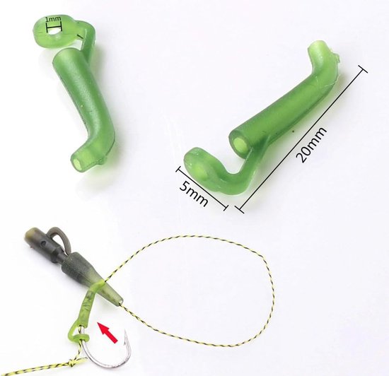 Een set met 420 visaccessoires, waaronder een opbergdoos, wartelringen, karabiners, haken en loodjes. van Merkloos — afbeelding 2