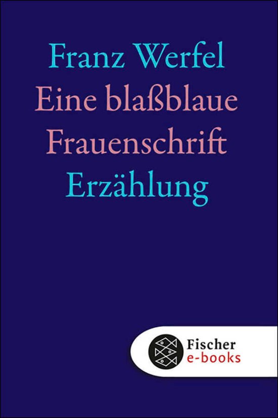 Eine blassblaue Frauenschrift - cover