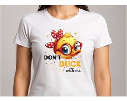 Don't Duck With Me - T Shirt - Cute - Sarcastic - Sarcasm - SarcasmMode - Funny - Gift - Cadeau - Schattig - Sarcastisch - SarcastischeVibes - Ducks - Eend