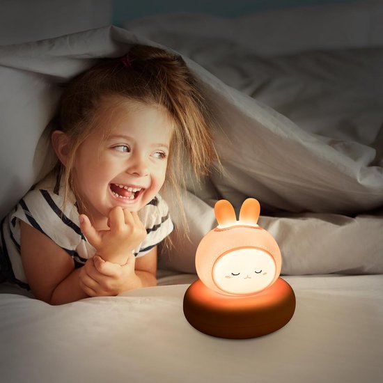 Lief Nachtlampje Haas voor Kinderkamer - Draadloos, Batterijgevoed - Rustgevende Slaaphulp Voor Baby's en Peuters van LIEF — afbeelding 3