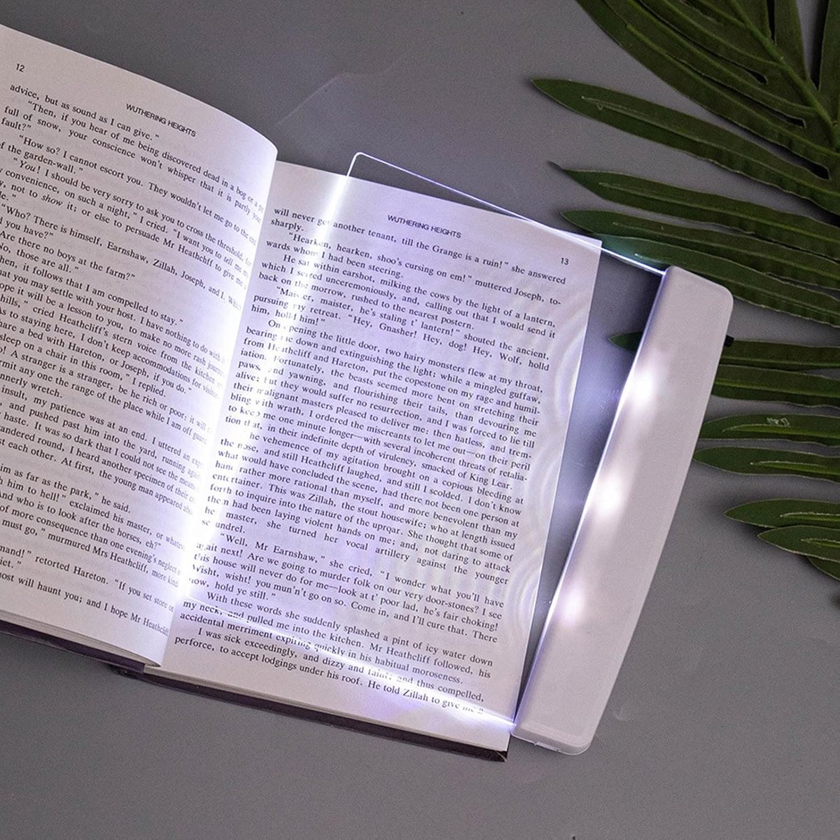 Leeslampje voor boek - leeslampje - LED Leeslampje Boek - Transparant Paneel - Warm Licht - Nachtlampje - Draagbaar - Boeklampje voor in bed - Flat Panel Reading Light - Oogbescherming - Leesplank - Reisaccessoire - Boek Accessoires — cadeau in Gadgets - foto 3