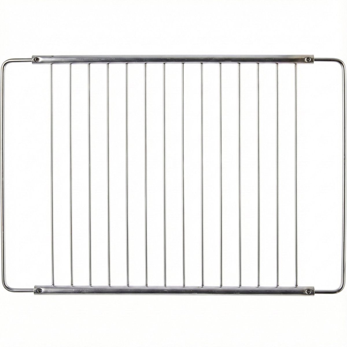 MiniMaxi Universele Ovenrooster 35 CM tot 61 CM - Zeer Grote Verstelbaarheid - Stainless Steel RVS - Past In Vaatwasser En Is Roestbestendig - Voor BBQ Rooster en Koelkast Inlegrooster - eBook toegang — afbeelding 1