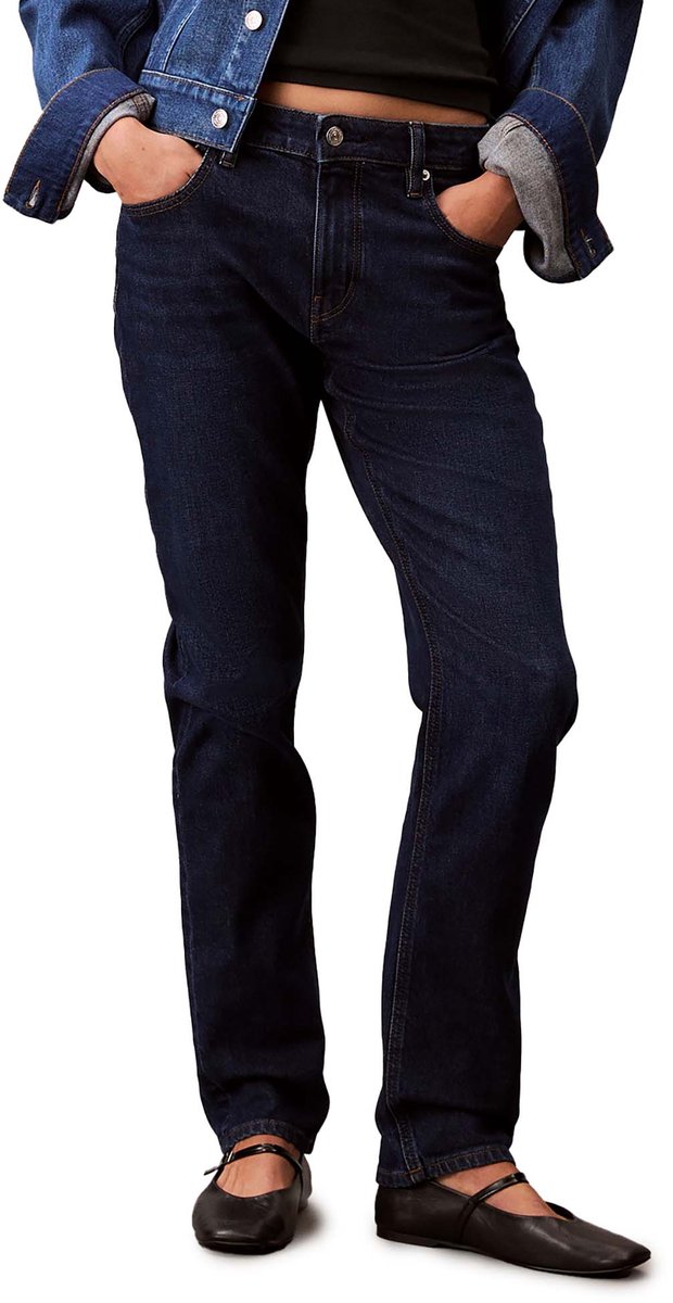 Ck Jeans Mid-Waist Slim Blue O - Fashion Wear - Vrouwen