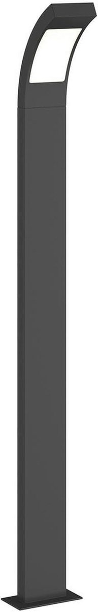 Moderne zwarte LED buitenlamp in aluminium voor tuin- en padverlichting