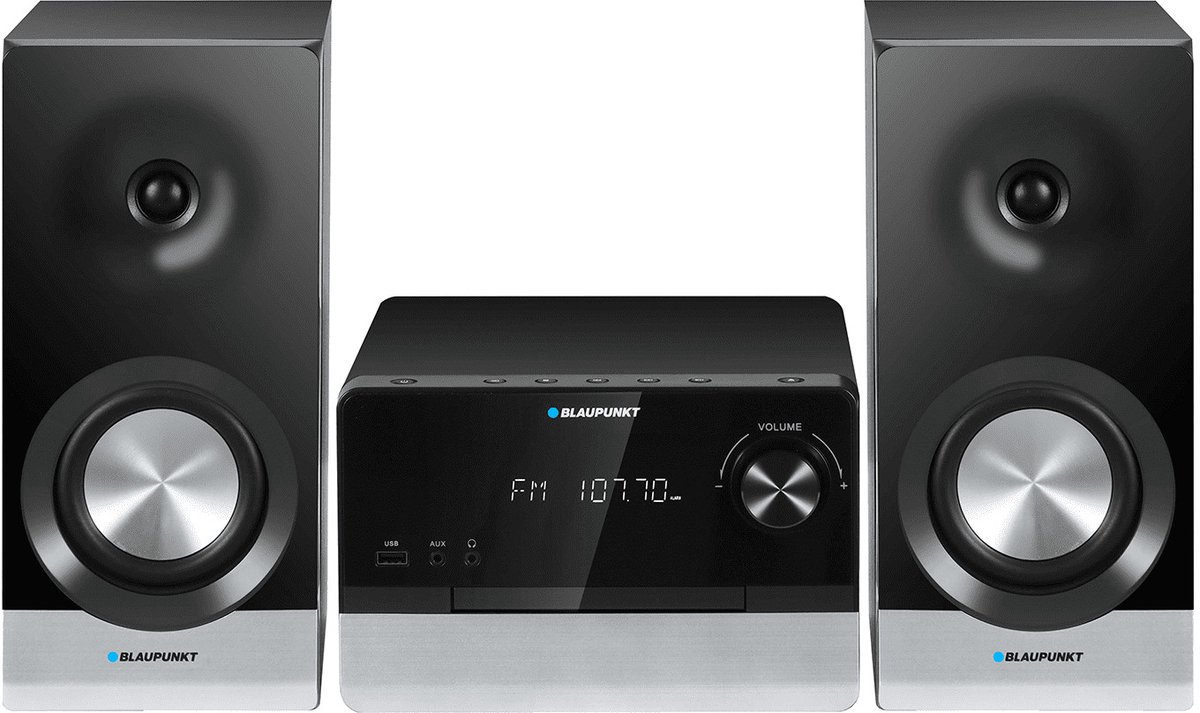 Blaupunkt - luidspreker - CD, USB, FM-radio, Bluetooth, afstandsbediening, klok met alarmfunctie, MS40.2BT
