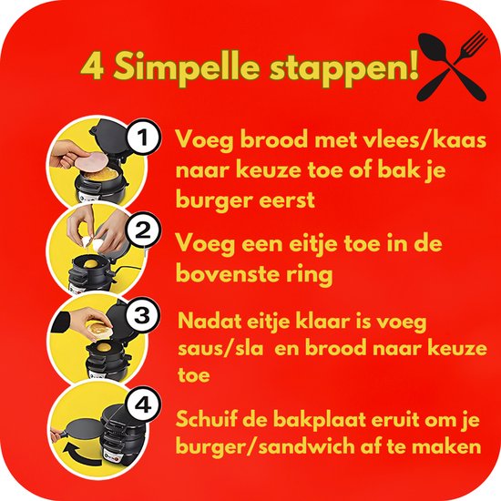 Sandwich broodrooster, burgermaker, efficiënte verwarmingsplaten, antiaanbaklaag, vaatwasmachinebestendig, 600 W, brood, grill, bakken, broodrooster, broodmachine voor ontbijt, huis, keuken