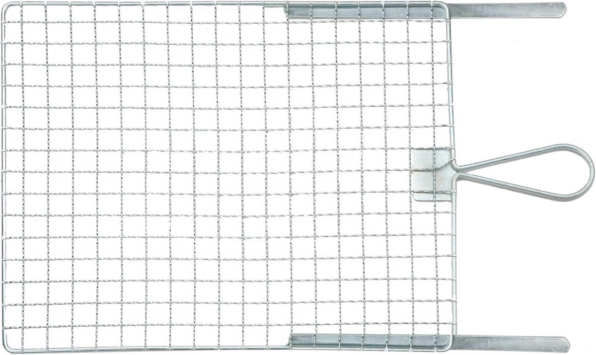 Geanodiseerde schilder grille 26 x 30 cm met buigingsstrepen