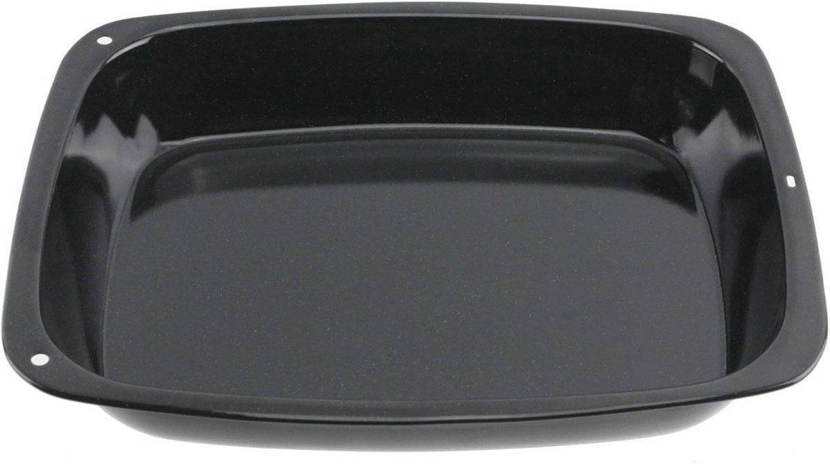 Kleine glazen enamel braadslee voor oven