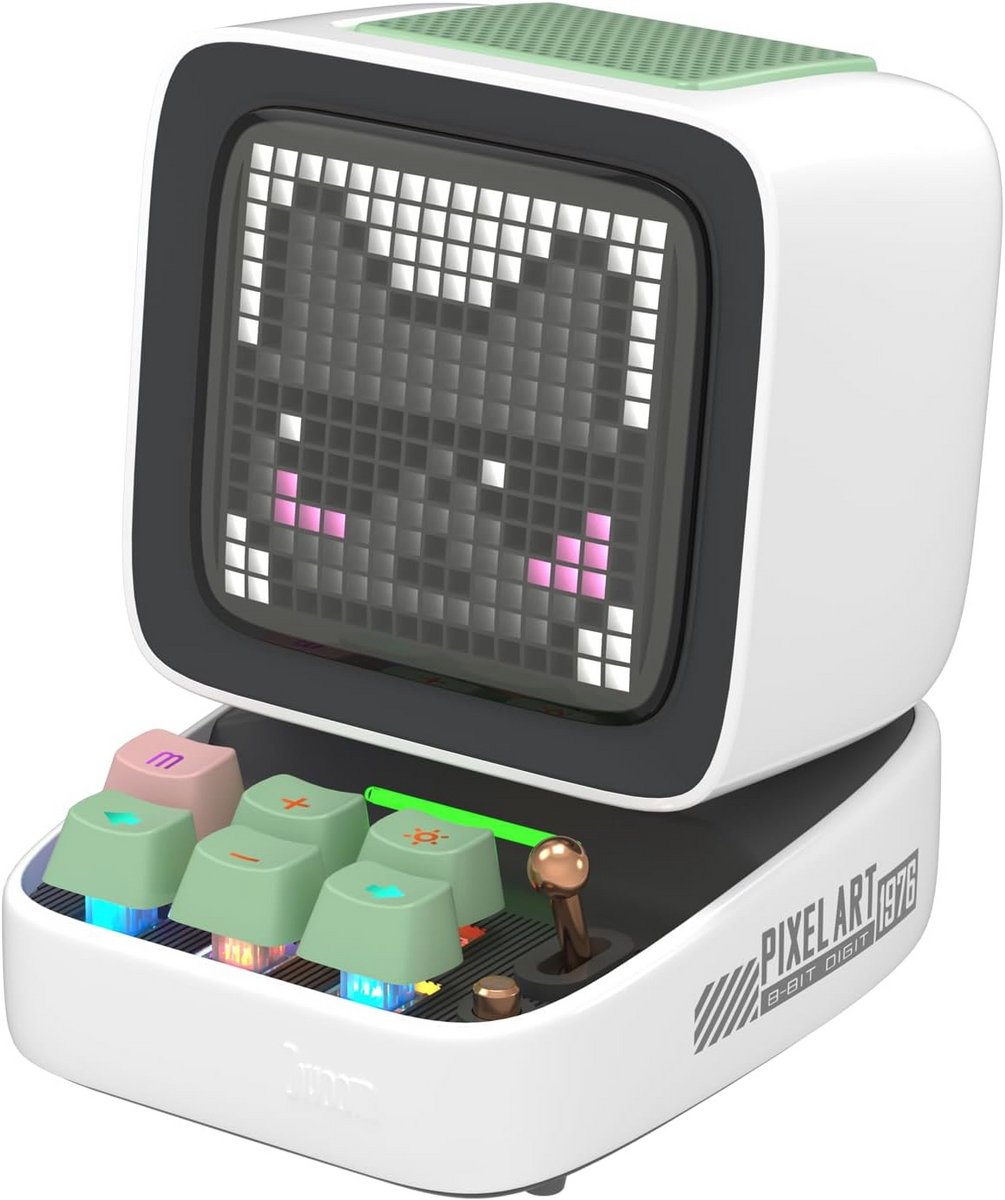 Multifunctionele Pixel Art LED Bluetooth Luidspreker met Programmable Scherm en Feestlichter