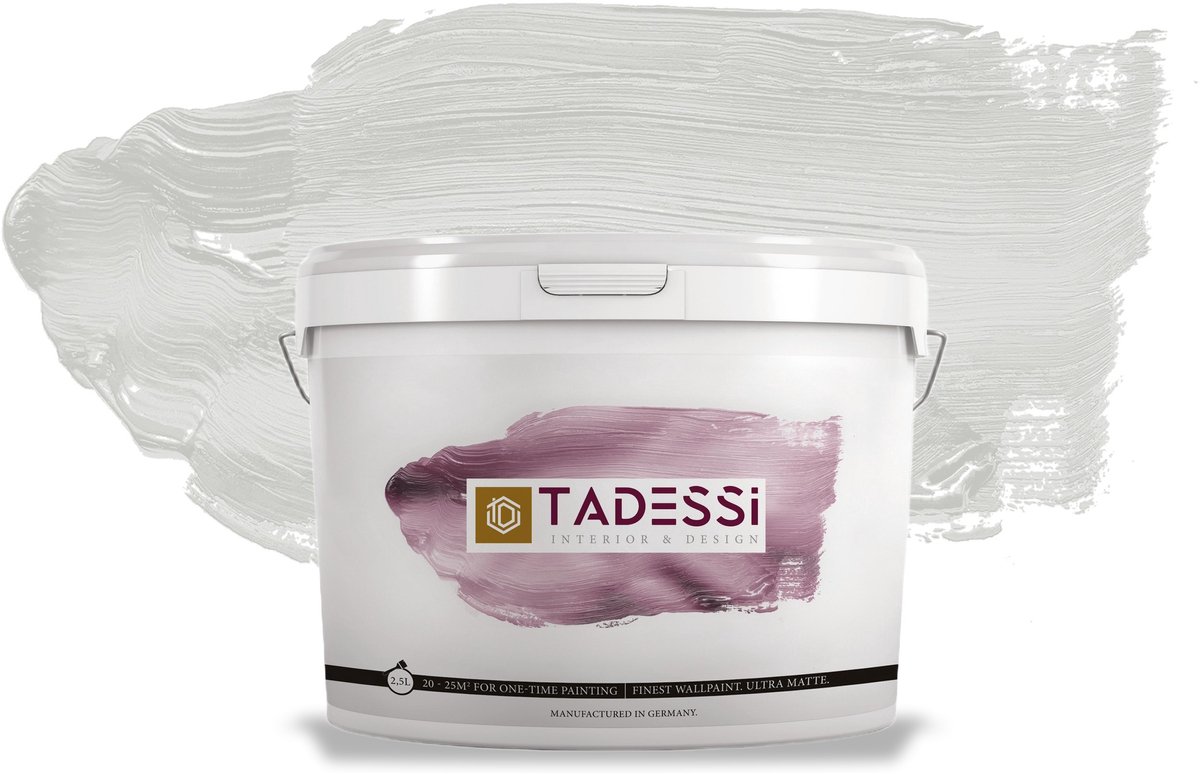 Tadessi Color Vista Muurverf - Dispersie - Parelgrijs Mat - 2,5 L