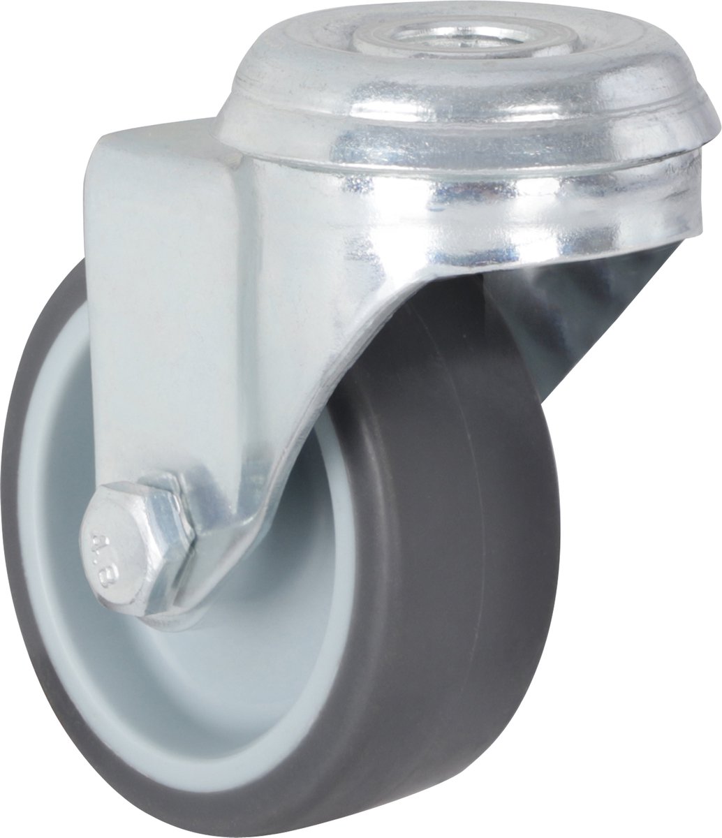 Apparaatzwenkwiel - met boutgat 10 mm - max 40 kg - 50 mm