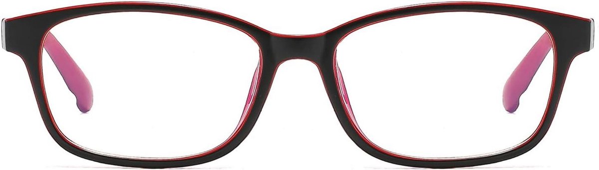 Bijziendheidsbril voor Dames en Heren - Mode Bril in Rood (-1.0)