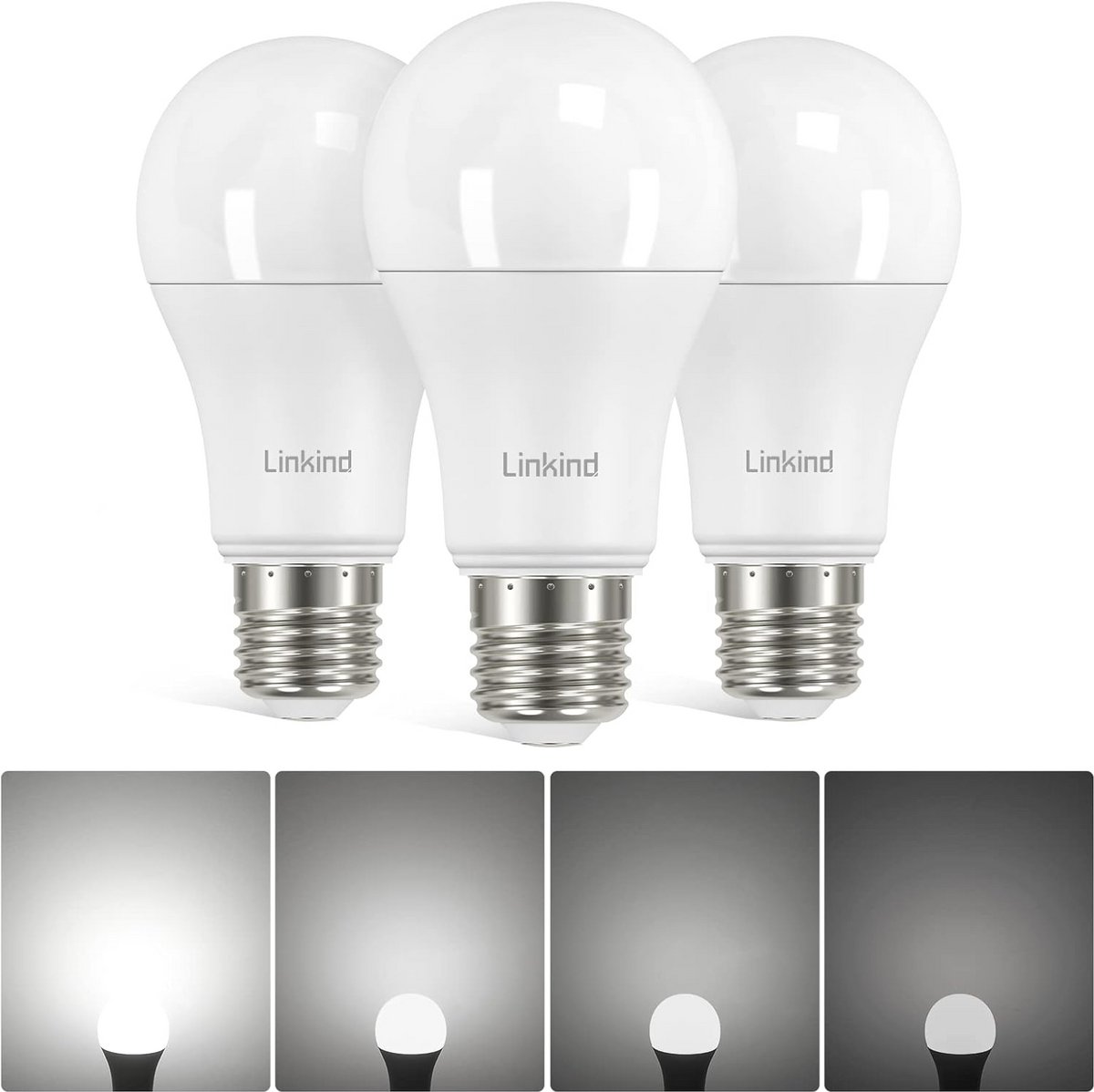 Dimbare E27 LED Edison Schroeflamp 13W - 100W Equivalent - Daglicht 5000K - Verpakking van 3
