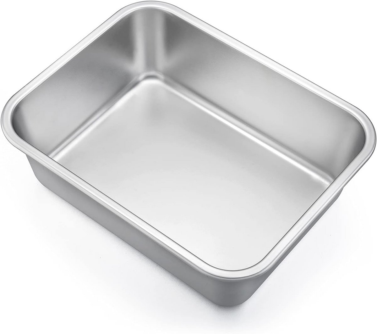 Kleine Rectangular Bakvorm voor Tiramisu en Lasagne - 27 x 21 x 8 cm, Geschikt voor Brownies, Stevige en Vaatwasserbestendige Bakvorm