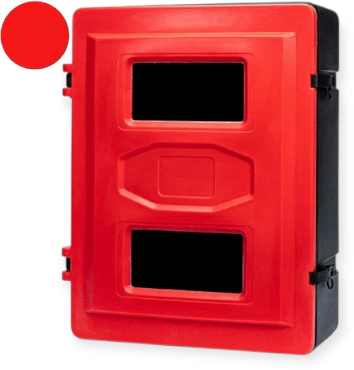 Jonesco JBDE72 dubbele brandblusserkast - blusserkast - kunststofkast - veiligheidskast - wandmontage - brandblussers - accessoires