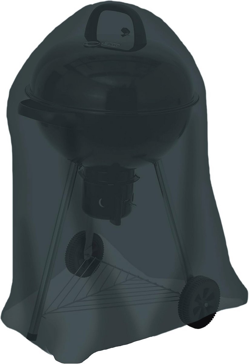 Universele barbecue-afdekhoes voor kogelgrill - 57 x 85 cm, zwart