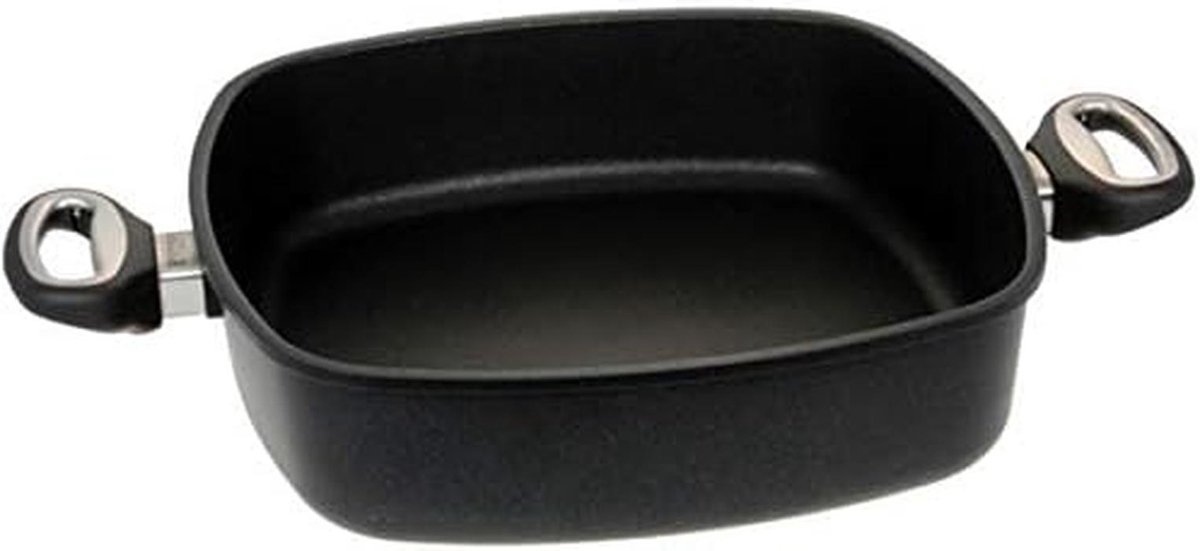 Gietijzeren Braadpan Vierkant 29 cm - Ovenbestendig en Onderhoudsarm