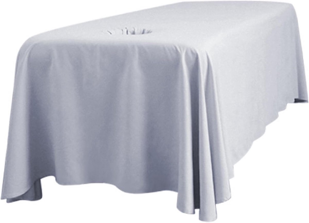 Ademend & Comfortabel Massagebed Overtrek Lichtgrijs - Hoes voor Massagetafel Salon en Spa