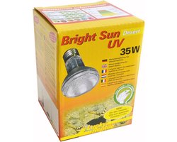 UV-lamp voor woestijnreptielen - 35W metaalhalogeenlamp voor E27 fittingen - Terrariumlamp met daglichtspectrum - Warmtelamp met UVA- en UVB-straling