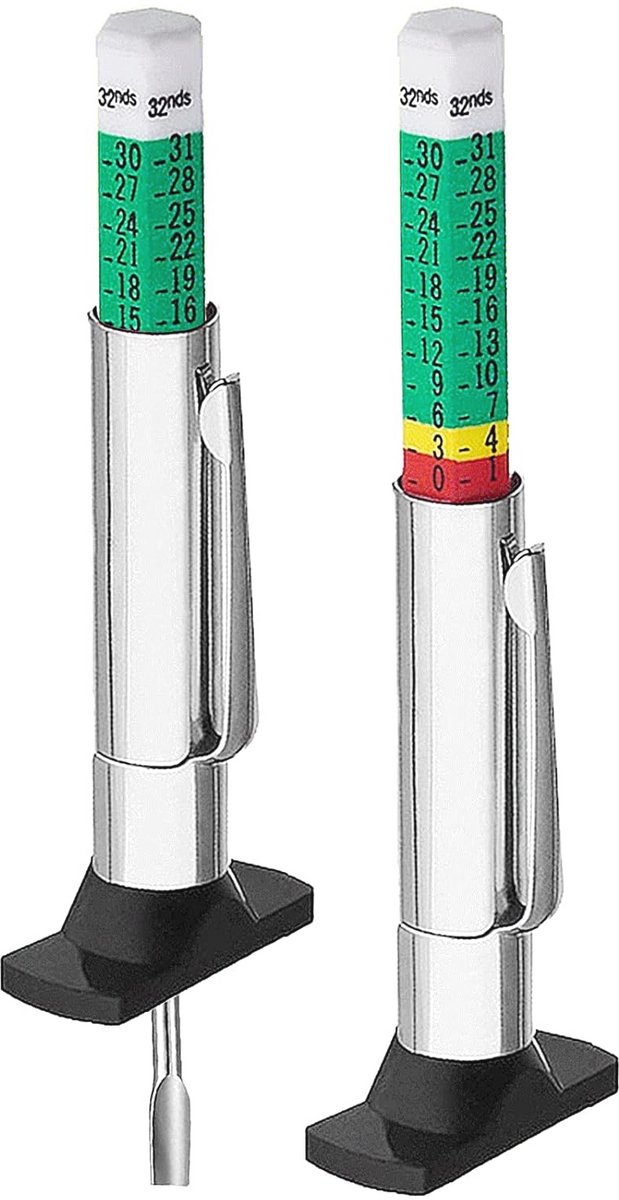 Banden Loopdiepte Meter Set van 2