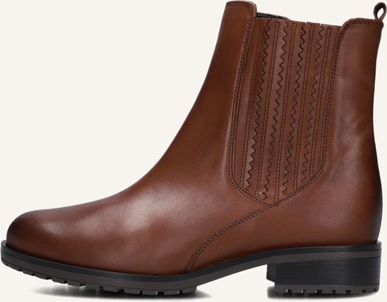 Gabor 022 Enkellaarsjes - Enkelboots met rits - Dames - Camel - Maat 41