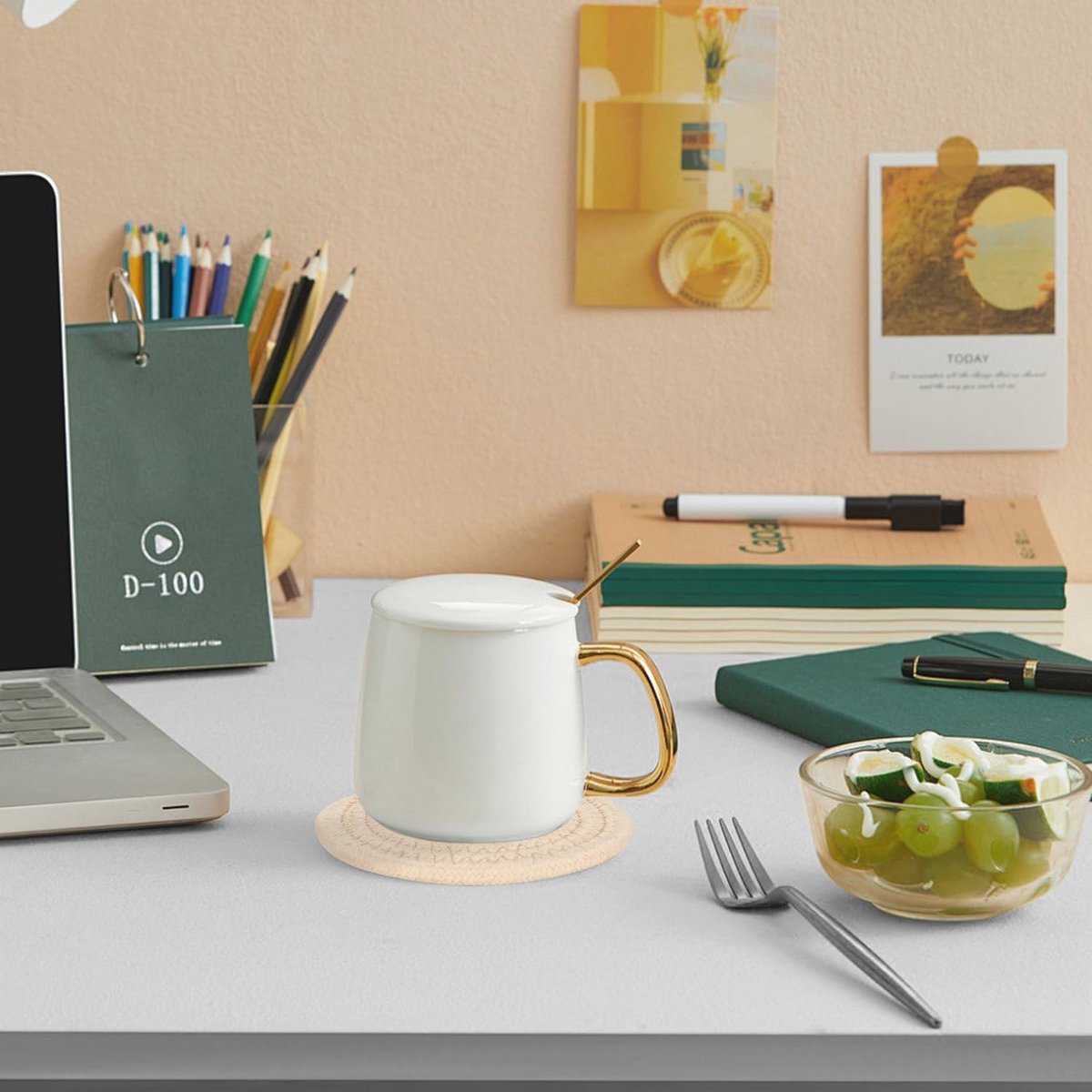 Set van 6 Absorberende Coasters voor Dranken - Modern en Praktisch