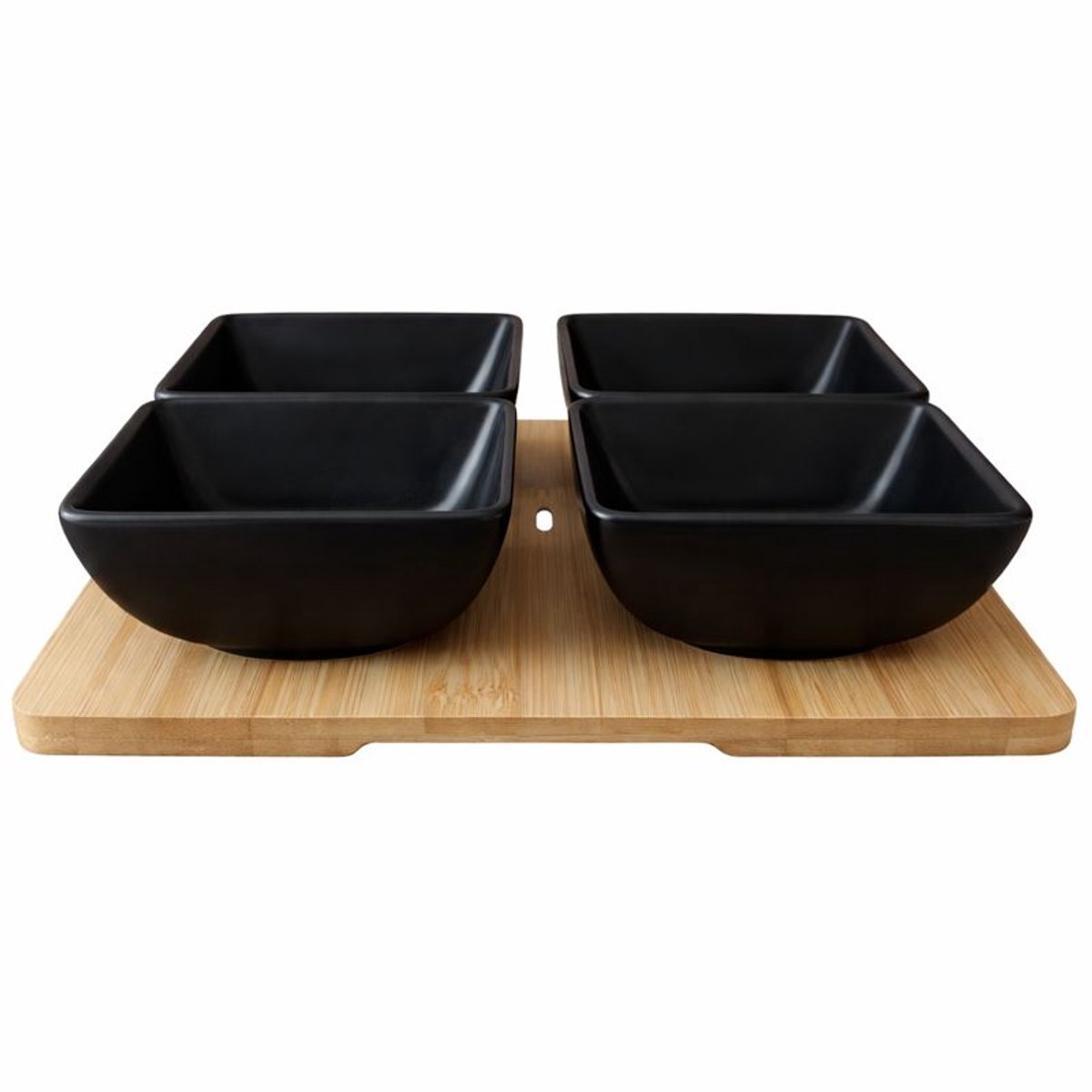 Vierkante Tapas-set Zwart
