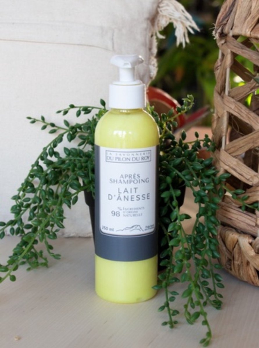 Biologische Franse ezelmelk haar conditioner - balsem - keratine - beschermt beschadigd haar 250ml