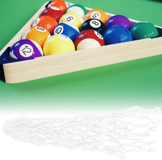 Allecta - Snooker Net Zak | Biljart Tafel Accessoires | Lange Levensduur | Zwembad | Zwart — afbeelding 3
