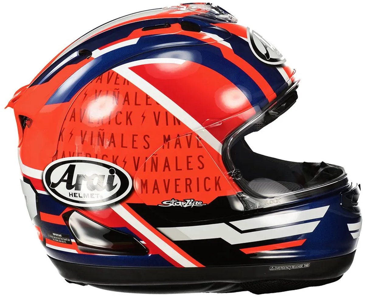 Arai RX-7V EVO Maverick Viñales Integraalhelm - Maat L - Helm – foto 3