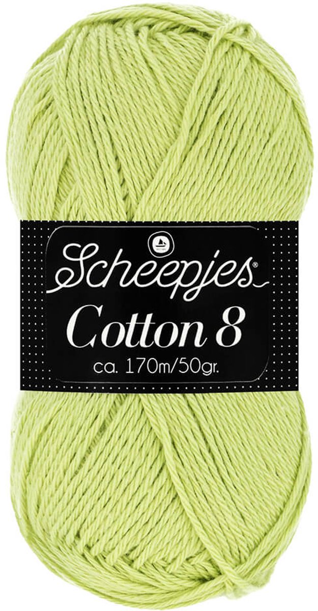 Scheepjes Cotton 8 50g - 642 Geel