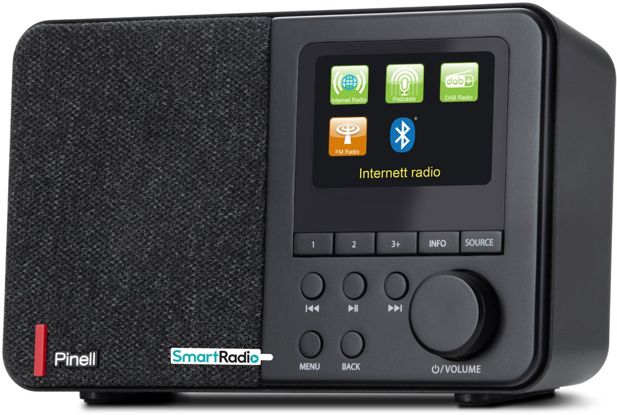 Pinell - Supersound 102W Radio - Zwart