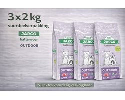 Jarco Premium Cat Vers Outdoor - 3x 2kg Voordeelverpakking