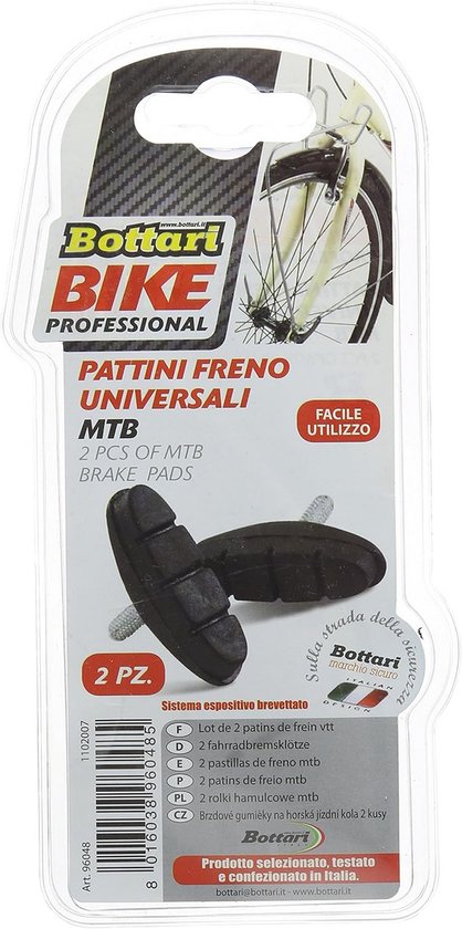 5 Paar Fietsremblokken – Universele Schijfremblokken, Metaal/hars, 2,37x3,7 Cm, Voor Mountainbike En Racefiets, Zwart