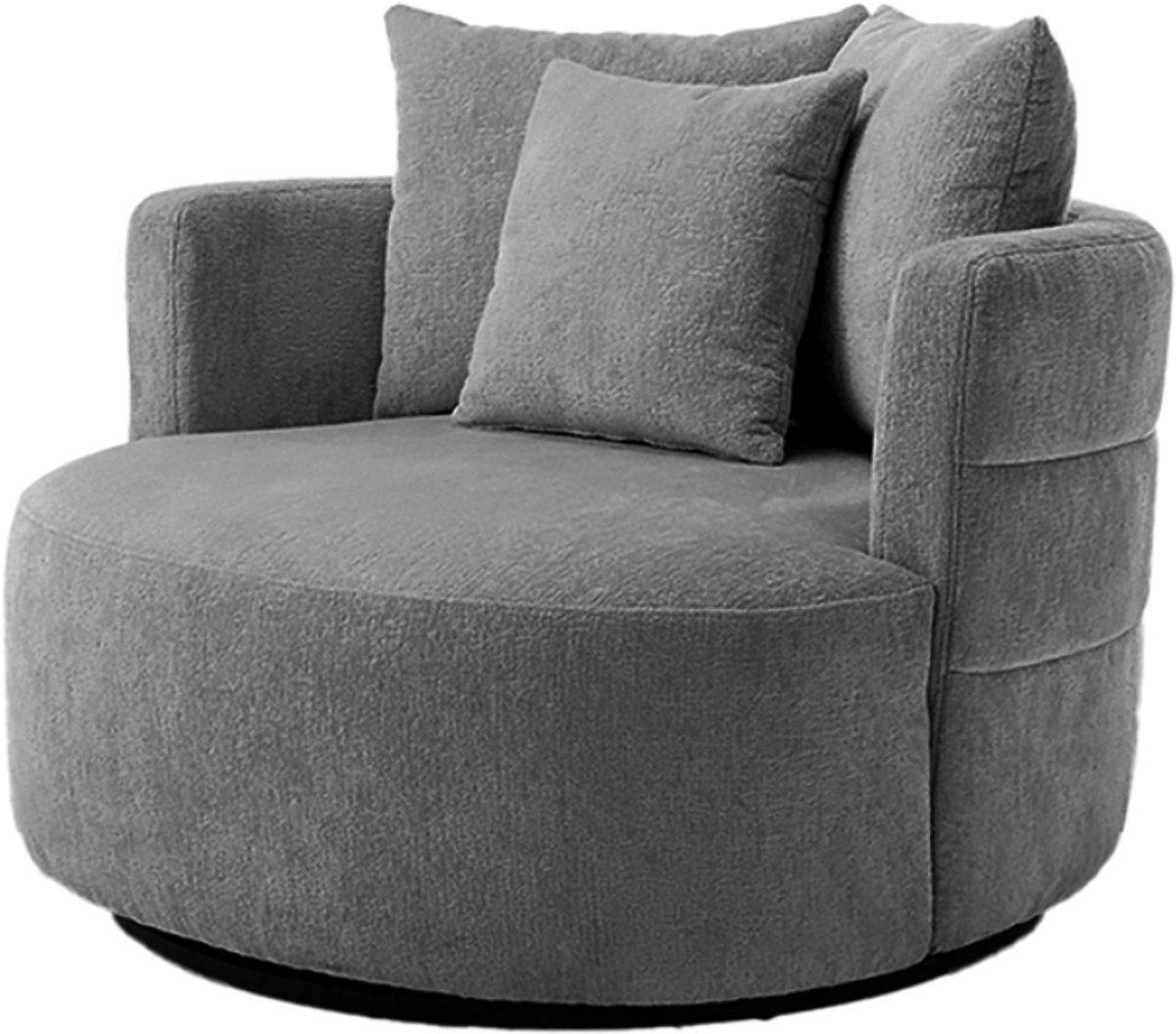 Tower Living - Bolza draaifauteuil - grijs