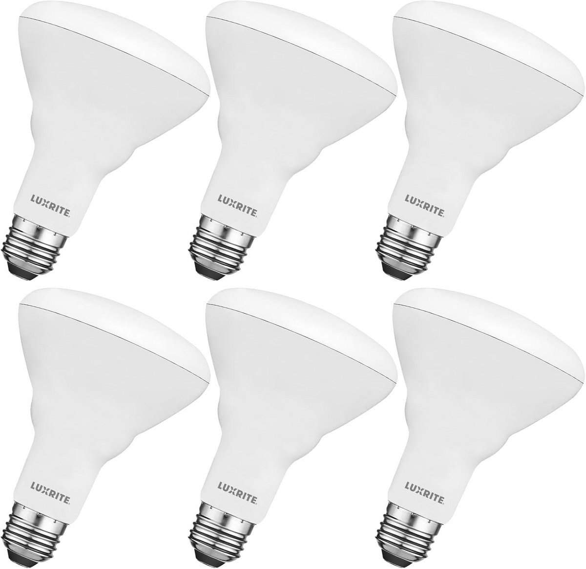 Dimbare LED Spotlampen BR30 / R30, 9W (65W Equivalent), Natuurlijk Wit (3500K), 6 Stuks