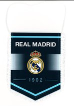 Officiële Voetbal Vlag - Real Madrid Club Buitenkans - 13x10 cm