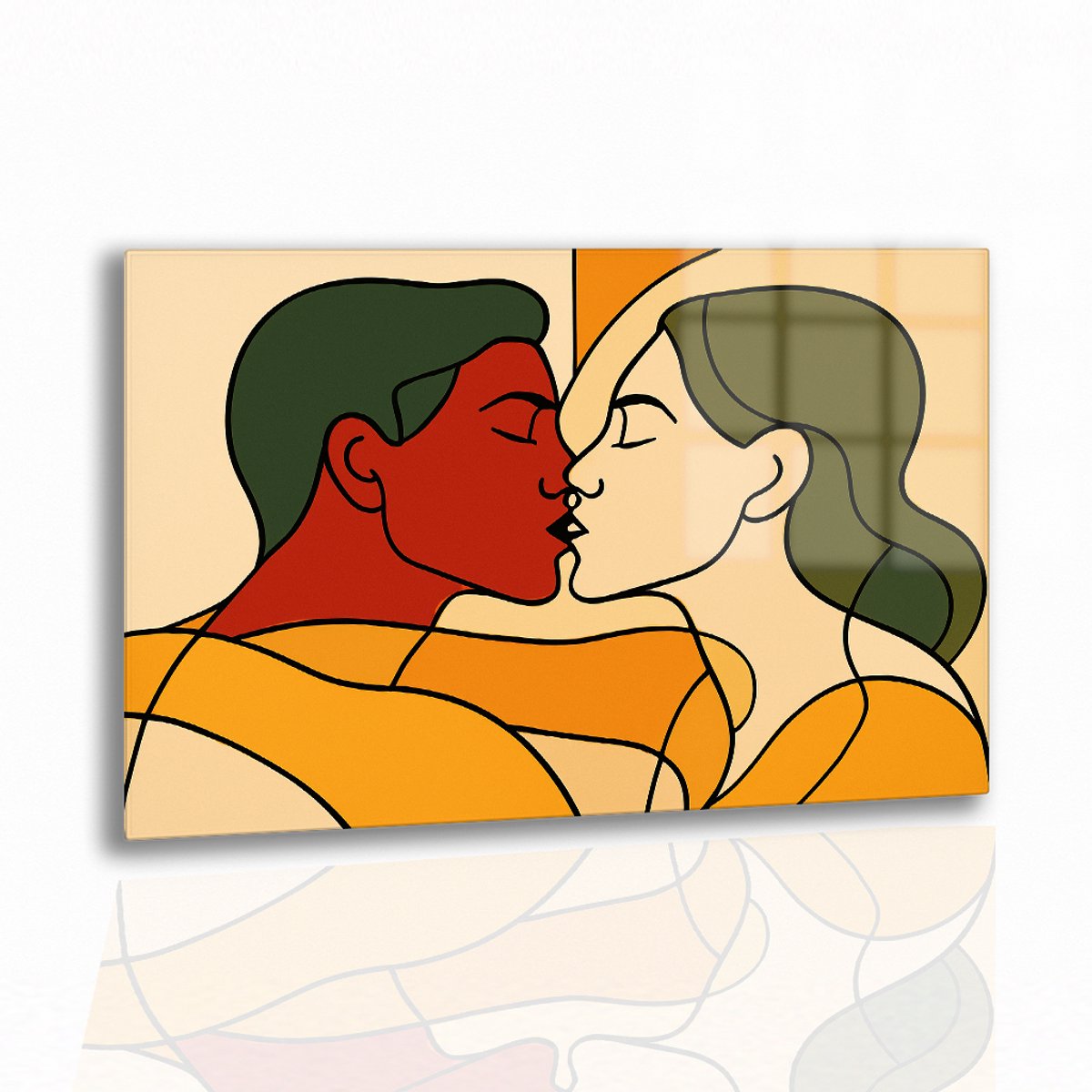 Kus wanddecoratie – wandkunst – kunst op acrylaat – 120x80 cm