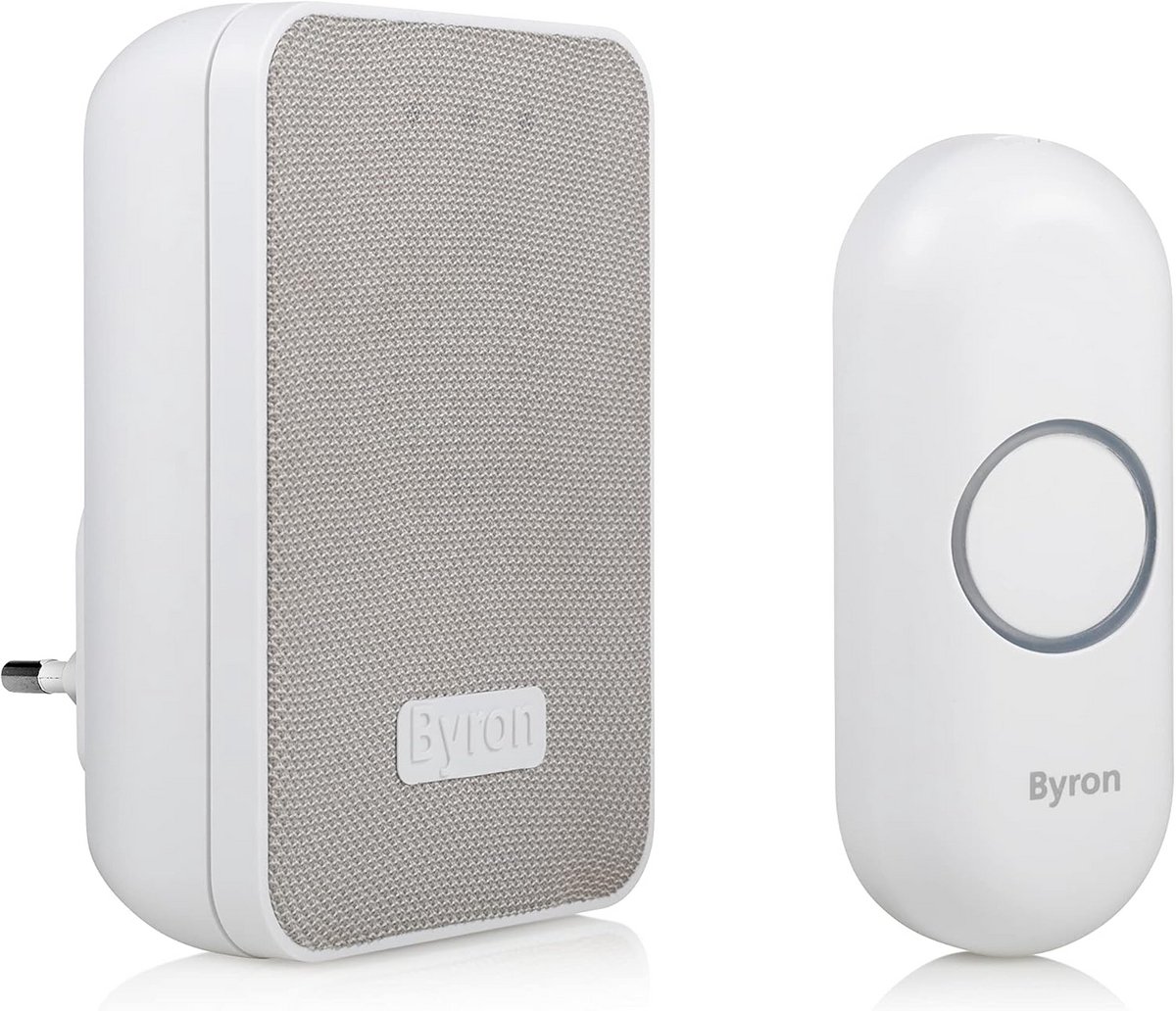 Draadloze Deurbel Set met Batterij en Stekker – 150m Bereik, 16 Melodieën, Draagbaar en Uitbreidbaar